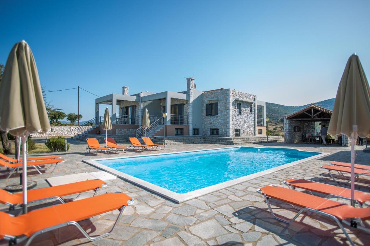 Raise Luxury Villas With A Great Sea View Of Astros Oriní Meligú Kültér fotó